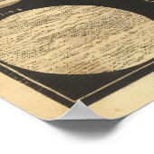 Vintage Mars und Jupiter Poster (Ecke)