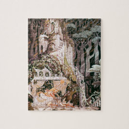 Vintage Märtale Rosenknospe-Illustration Kay Niels Puzzle