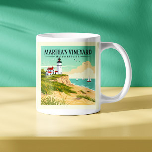 Vintage Martha's Vineyard Massachusetts Kaffeetasse