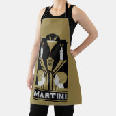 Vintage Martini Art Deco Schürze (InSitu)