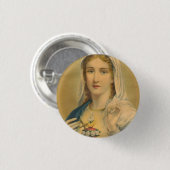 Vintage Mary Button (Vorne & Hinten)