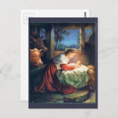 Vintage Mary und Baby Jesus Postkarte (Vorne/Hinten)