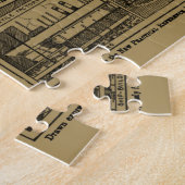 Vintage Maryland-Delaware-Karte Puzzle (Seite)