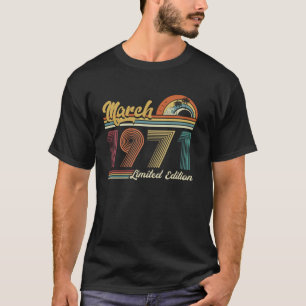 Vintage März 1971 limitierte Auflage 50. Geburtsta T-Shirt