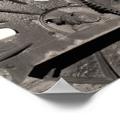 Vintage Maschinen Poster (Ecke)