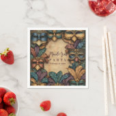 Vintage Masked Mardi Gras Masquerade Serviette (Beispiel)