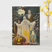 Vintage Maskenkostüme Karte (Gelbe Blume)