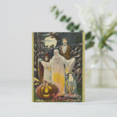 Vintage Maskenkostüme Postkarte (Stehend Vorderseite)