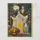 Vintage Maskenkostüme Postkarte (Vorderseite)