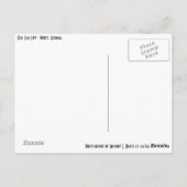 Vintage-Maskottchen Postkarte (Rückseite)