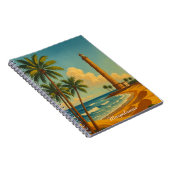 Vintage Maspalomas Meloneras Beach Gran Canaria Notizblock (Rechte Seite)