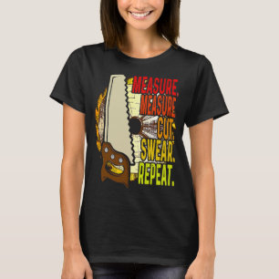Vintage Maß schneiden wiederholen Zimmermann T-Shirt