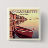 Vintage Massachusetts Button (Vorderseite)