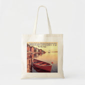 Vintage Massachusetts Tragetasche (Vorne)