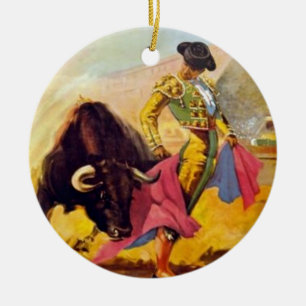 Vintage-Matador-Mexiko-Reise-Werbung Keramik Ornament