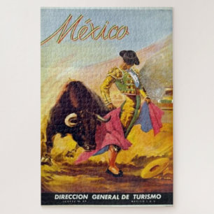 Vintage-Matador-Mexiko-Reise-Werbung Puzzle