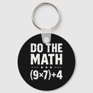 Vintage-Mathe-Lehrer Rechne Nach 67 Meme Six Seven Schlüsselanhänger
