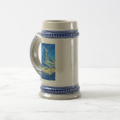Vintage Matterhorn Bierglas (Vorderseite Links)