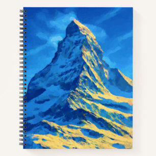 Vintage Matterhorn Notizblock