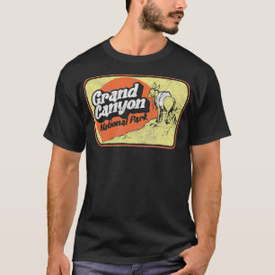 Vintage-Maultier Grand Canyon Nationalpark Esel Di T-Shirt