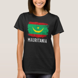 Vintage mauretanische Flagge T-Shirt