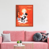 Vintage Mavis Talcum Powderwerbung Leinwanddruck (Insitu (Wohnzimmer))