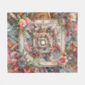 Vintage Maximaleinrichtung Fleecedecke (Vorderseite (Horizontal))