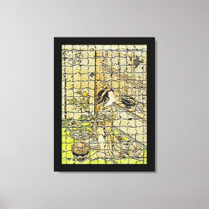 Vintage May Kuckuck mit moderner Kunstleinwanddruc Leinwanddruck
