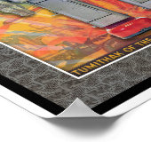 VINTAGE MCM SPACE TOYS PRINT POSTER (Ecke)