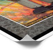 VINTAGE MCM SPACE TOYS PRINT POSTER (Ecke)