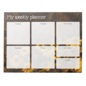 Vintage meadow Weekly Planner Notizblock (Vorderseite)