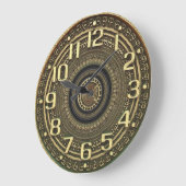 Vintage Mechanical Face Große Wanduhr (Winkel)