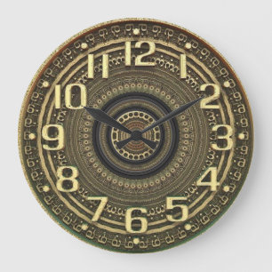Vintage Mechanical Face Große Wanduhr