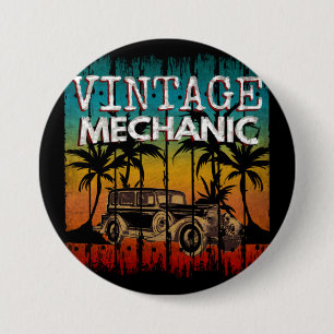 VINTAGE MECHANIKER BUTTON