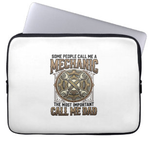 Vintage Mechaniker Papa Gang Wrench Vater Design_1 Laptopschutzhülle