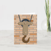 Vintage mechanische Konstruktion der Pullebügel Karte (Vorderseite)