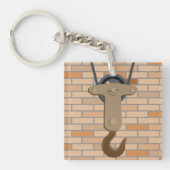 Vintage mechanische Konstruktion der Pullebügel Schlüsselanhänger (Vorderseite)