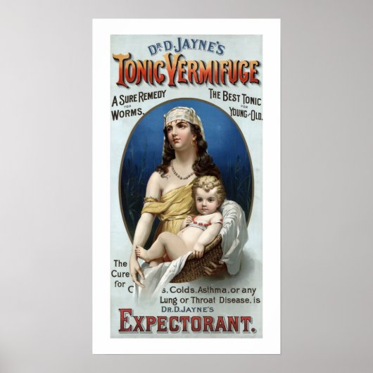 Vintage Medicine Poster (Vorne)