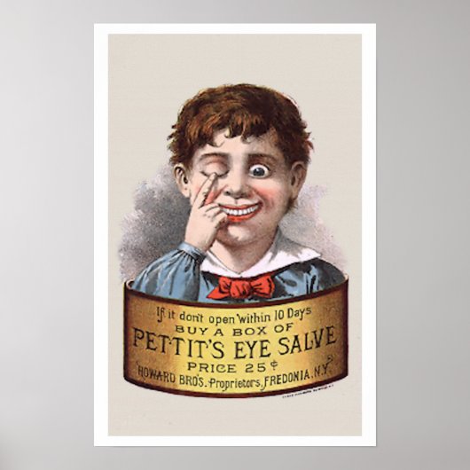 Vintage Medicine Poster (Vorne)