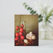 Vintage mediterrane Aromen Postkarte (Stehend Vorderseite)