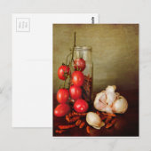 Vintage mediterrane Aromen Postkarte (Vorne/Hinten)