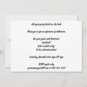 Vintage Medizin, Apotheker und Mädchen Einladung (Rückseite)