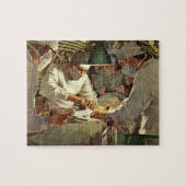 Vintage Medizin, Ärzte Darstellende Operation in d Puzzle (Horizontal)