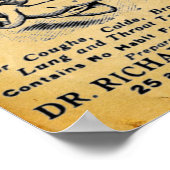 Vintage Medizin Druck - Angells Poster (Ecke)