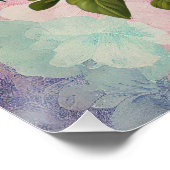 Vintage medizinische Anatomie Blume Arzt Poster (Ecke)