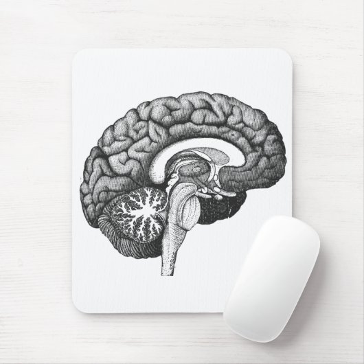 Vintage medizinische Anatomie zur Veranschaulichun Mousepad (Mit Mouse)