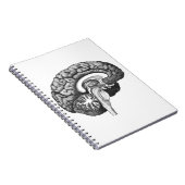 Vintage medizinische Anatomie zur Veranschaulichun Notizblock (Rechte Seite)