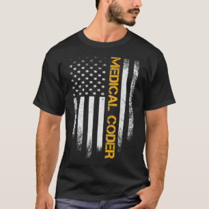 Vintage medizinische Coders bedrückte amerikanisc T-Shirt