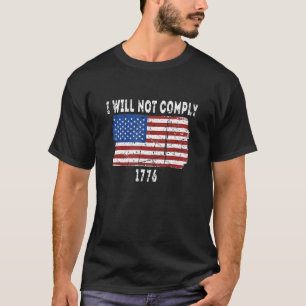 Vintage medizinische Freiheit I wird 1776 T-Shirt