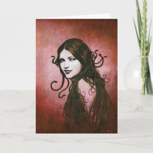 Vintage Medusa Karte (Vorderseite)